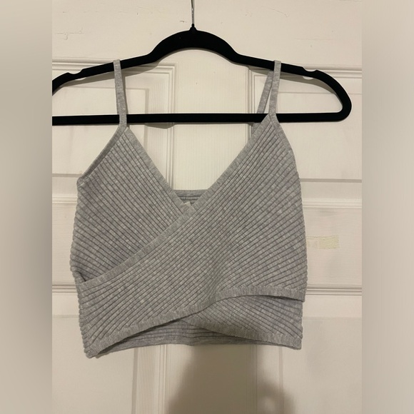 Aerie Cross Front Sweater Tank Top NWT - Picture 2 of 6